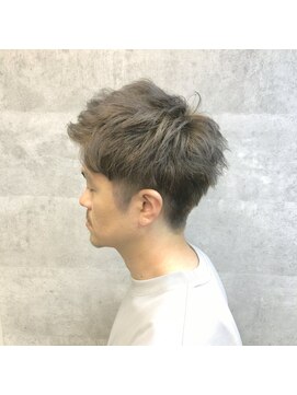 キャラ シャローネ 池袋(Chara Chalone) 王道刈り上げ!メンズグレーカラー【キャラシャローネ池袋】*