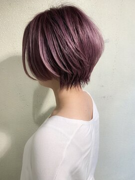 ボアソルテ(Boa Sorte) ピンクバイオレットのハンサムショート
