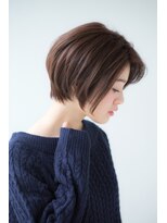 ラミ(L'ami)&nbsp;【東 純平】大人かわいい 小顔 前下がりショートボブ