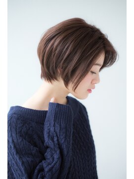 ラミ(L'ami) 【東 純平】大人かわいい 小顔 前下がりショートボブ