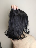 ヘアサロンエム 大宮東口(HAIR SALON M)&nbsp;デザインカラー/厚めバング/ローライト/スリークボブ