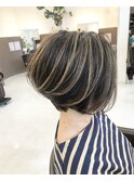 【mm大分】ハイライトボブ