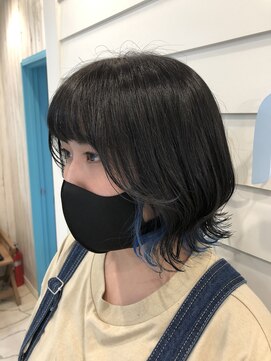 ノアエクレ 銀座(noah ecle) ＊インナーカラーブルー＊