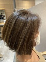 ジーナ 西荻窪(Zina)&nbsp;小顔セミウェットウェーブピンクベージュハイライトカラー