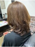 セミロング・デジタルパーマ/20代/30代/40代