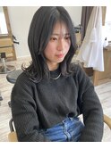 シースルー2wayバング