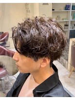ヘアリゾートエーアイ 浅草店(hair resort Ai)&nbsp;束感波巻きパーマ　メンズ/浅草/浅草駅