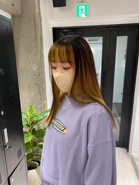 ヨーク(YOKE) 【YOKE】アンブレラカラー/イエロー/インナーカラー