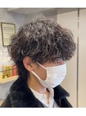 波巻きスパイラルパーママッシュウルフ　　　　h