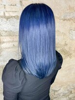 フロール 上大岡(Flor)&nbsp;【Flor上大岡】*セシルカットセミディ+デニムブルー*