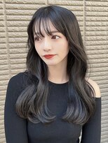 ルネ 北千住(Renee) 韓国風ロング_ダークアッシュチェリーブラウンフェミニン