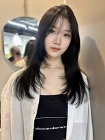 シティ(CITY)&nbsp;ワンホンレイヤー 韓国レイヤー レイヤーカット 顔周り