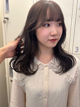 パーク 福岡天神西通り店(parc) ラベンダーグレージュ グレージュカラー ラベンダーカラー