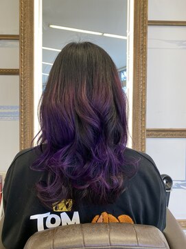 コワファースト 大分(COIFF1RST) パープルカラー