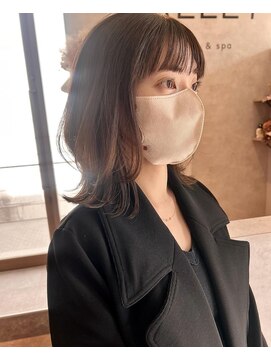 バリー(VALLEY) 【VALLEY  hair  care&spa】大人可愛い外はねミディアム