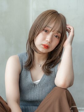 イオ 本厚木(io) ハッシュカット韓国レイヤーシースルーバング小顔似合わせカット