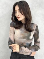 フォルテリノ ナゴヤ(FORTE Lino) 韓国前髪顔まわり×ショコラアッシュふんわりカール【髪質改善】