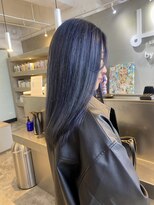 リトバイプティパ(Lit by petit-pas) ☆1回のブリーチでつくるネイビーブルーカラー