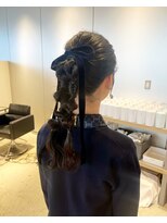 ヘアーエスクールシーユー 枚方T-SITE店(hair S.COEUR×Cu) ponytail × twin