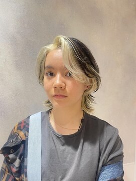 アオ(AO。) インナーカラー/フェイスフレーミング/ヘムラインカラー/元町