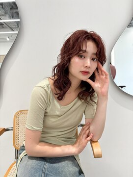 ジョエミバイアンアミ(joemi by Un ami) レイヤーパーマ×暖色カラー