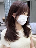 ロンド ジュルード 名古屋(Lond jeloud)&nbsp;ワンカールで決まるレイヤーカット/前髪カット/レイヤー