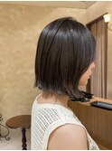 切りっぱなしボブ ストレートボブ コンパクトボブ ブルージュ