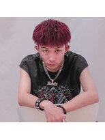 ルースト 心斎橋店(ROOST)&nbsp;赤髪/ショートウルフ/イナズマツイスト