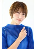 竹之内蔵人  大人可愛いショートマッシュ x ナチュラルブラウン