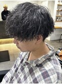 メンズマッシュ波巻パーマツイストパーマスパイラルパーマ