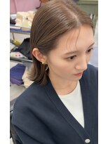 ガーランドウメダ(Garland umeda)&nbsp;アディクシーカラー＿うぶバンク＿外はねボブ　担当　垣内