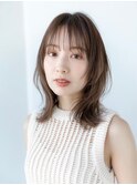 韓国風レイヤーカット髪質改善ダブルカラー透明感カラー
