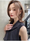 【佐京】美髪カラー　韓国　レイヤー　艶髪　髪質改善