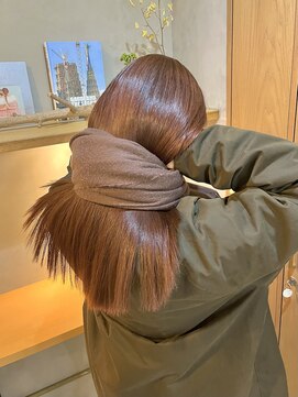 コミレ(COMILE) オレンジブラウン/オレンジカラー/ブリーチなし