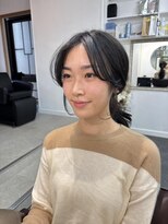 アオ(AO。)&nbsp;顔まわりカット/前髪カット/おくれ毛カット/レイヤーカット