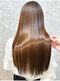 ハイトーンブラウン　髪質改善　艶髪　艶トリートメント