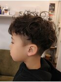 子供パーマスタイル