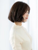 ドクターズサロン LAB 小山店&nbsp;暖色系カラー大人美人ミストバング小顔ボブh小山20代30代40代