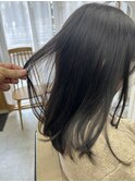 スモーキーグレージュ/赤み無しカラー/ブリーチ無し