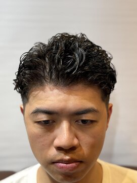 ヘアモード キクチ 銀座店 短髪パーマ