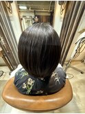 ショートヘアー縮毛矯正