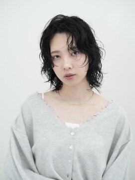 エシェル 平塚店(echelle) ジェリーウルフ/ショートレイヤー/ダークブラウン/平塚