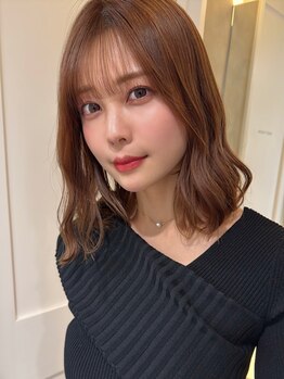 乾かすだけでまとまる再現性の高いスタイル。毎朝のスタイリングが楽になる軽やかパーマ♪