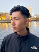 クオンヒール 淀屋橋店(QUON HEAL) ラルフカール/テーパーフェード/刈り上げショート/MEN‘S HAIR×