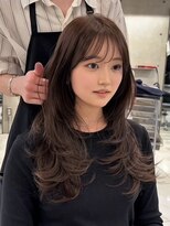 ヨロ 渋谷(YOLO) 韓国ヘアーハッシュカットレイヤーカットハイライトカラー