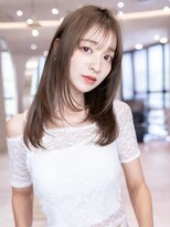 イルハバナ 渋谷(ill HAVANA)&nbsp;大人ガーリーミディアムレイヤーカット×顔周り似合わせカット