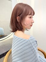 ガーデン 渋谷(GARDEN)&nbsp;ミディアムレイヤー　伸ばしかけヘア　ブリーチなしカラー