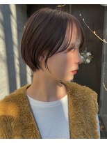 ブラン(Blanc Aoyama)&nbsp;レイヤーカット/顔まわりカット/ブリーチなし/ボブ/ショート