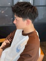 ローレンアンドパレード 並木坂店(Lauren&Parade)&nbsp;アップバング メンズショート ツーブロック 束感 20代 爽やか