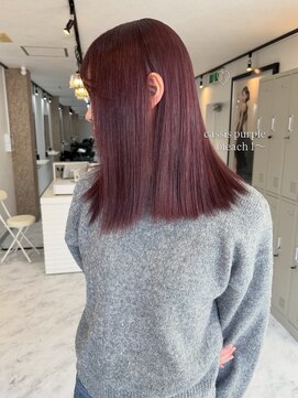 ヴィア 京都烏丸(Via) 10代20代30代/カシスラベンダー/ブリーチ/ハイトーン/髪質改善